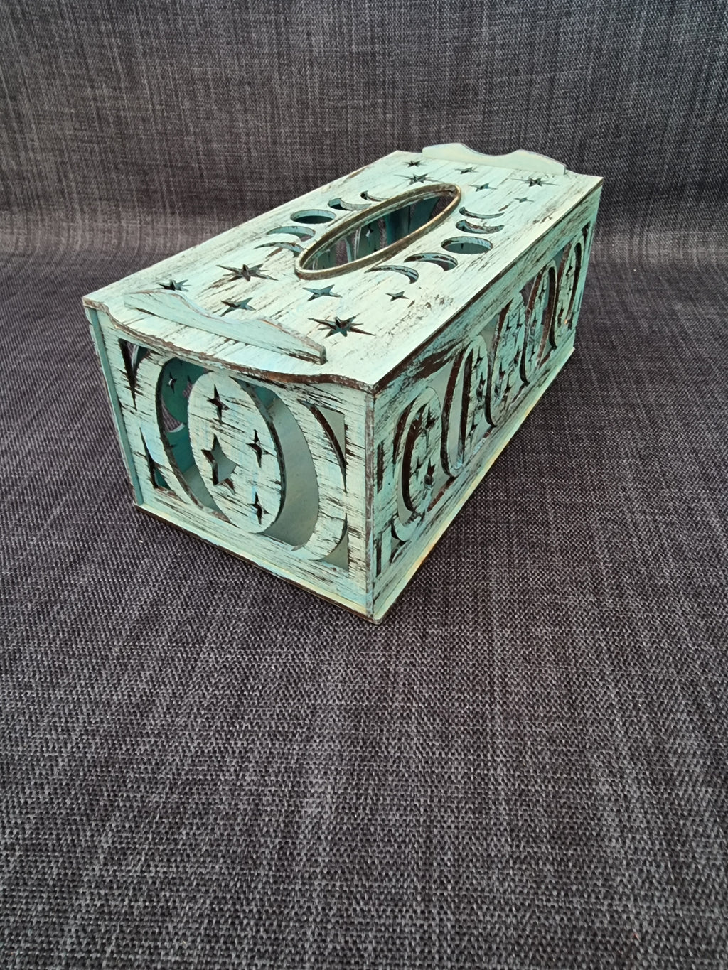 Moon Phase Tissue Box Holder – Large