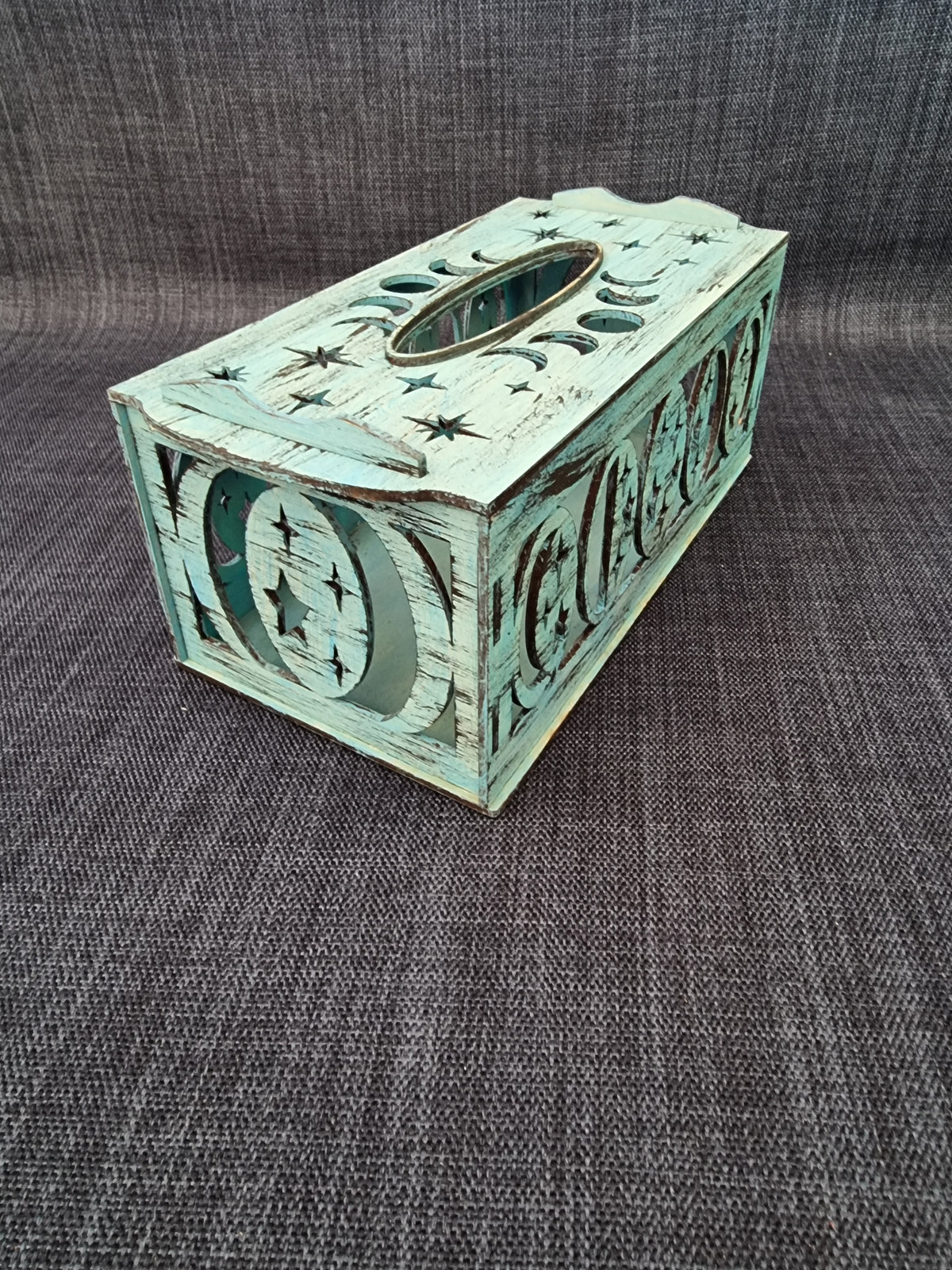 Moon Phase Tissue Box Holder – Large