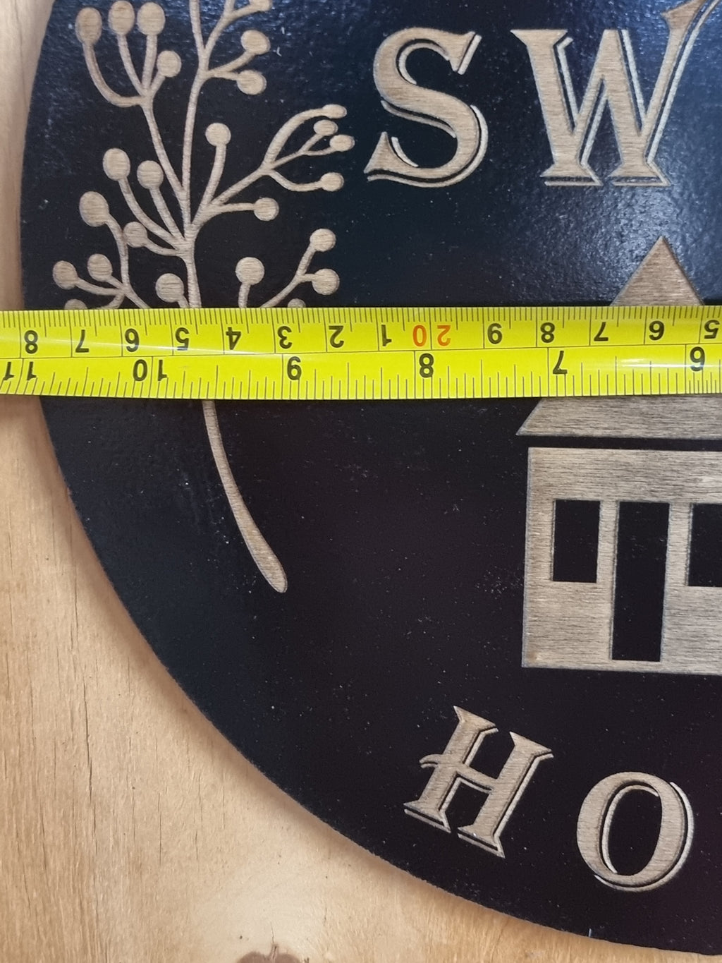 Home Sweet Home Round Wall Sign – 280mm